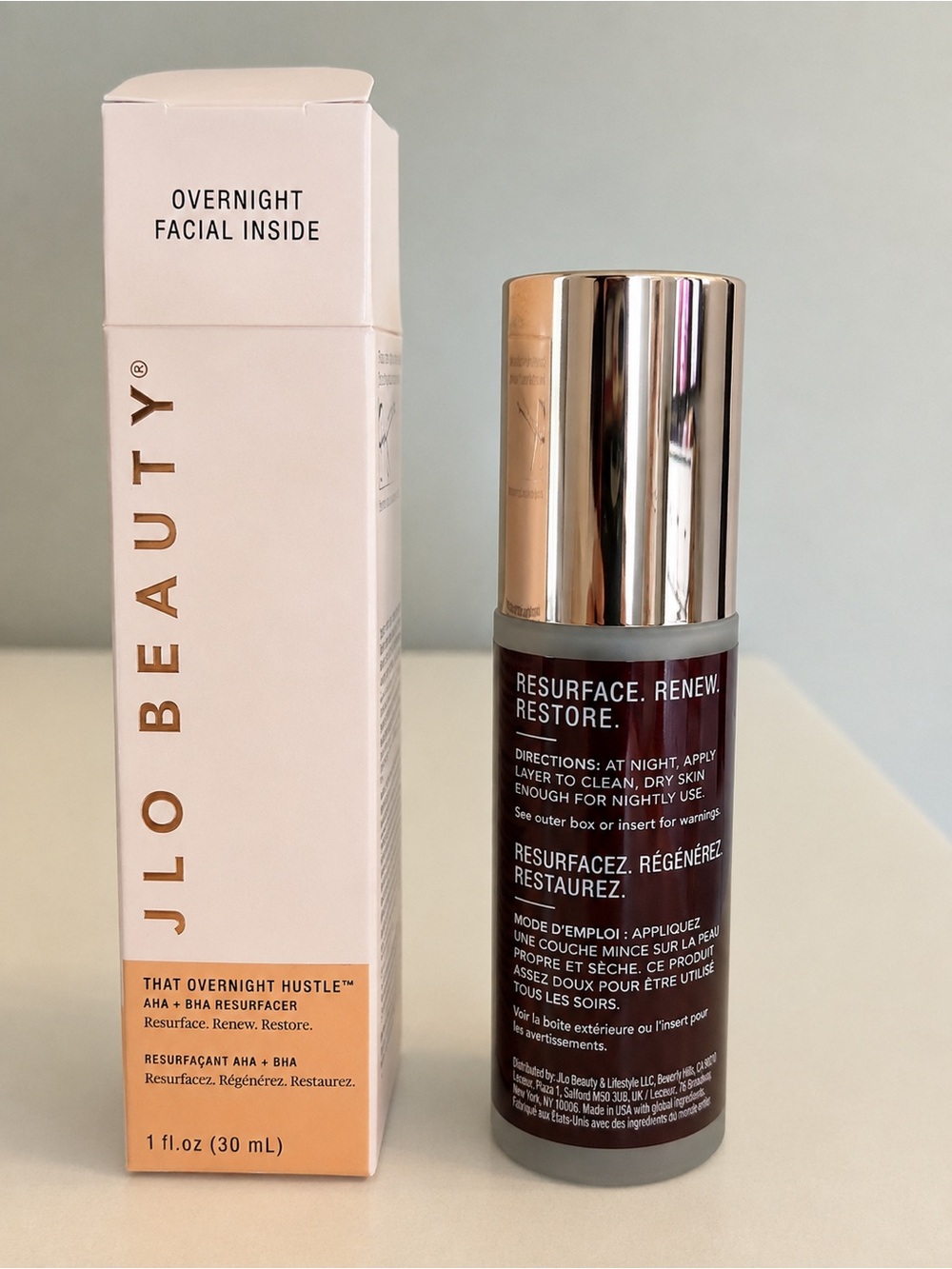 JLO Beauty That Overnight Hustle AHA+BHA Resurfacer - Picture 2 of 2